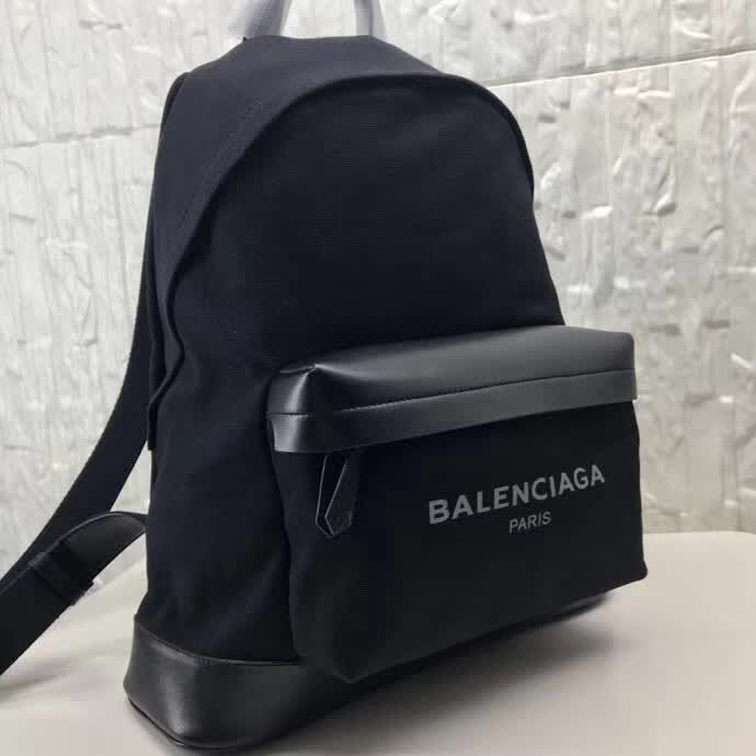 BALENCIAG巴黎世家 專櫃最新系列  Le Dix Money 帆布配牛皮 大號雙肩包  BL1098